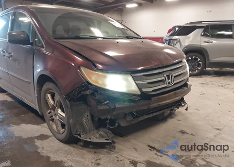 2011 Honda Odyssey Touring/Touring Elite from USA, damaged, VIN 5FNRL5H98BB084832